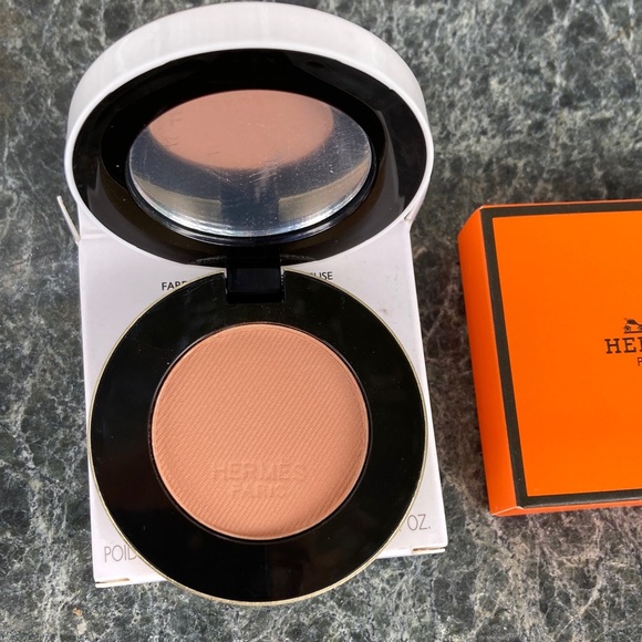 Hermes Rose Tan blush compact refillable 2g - Picture 2 of 4